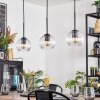 Koyoto Lampadario a sospensione, Lampada a sfera, Lampada a sospensione Chiaro, 3-Luci