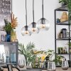Koyoto Lampadario a sospensione, Lampada a sfera, Lampada a sospensione Chiaro, 3-Luci