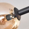 Gastor Plafoniera, Lampada a sfera Ambrato, Chiaro, 8-Luci