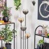 Koyoto Lampada da terra 30 cm Legno scuro, Nero, 4-Luci