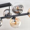 Gastor Plafoniera, Lampada a sfera Ambrato, Chiaro, Grigio fumo, 8-Luci
