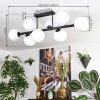 Chehalis Plafoniera, Lampada a sfera Bianco, 8-Luci