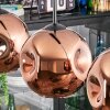Ripoll Lampadario a sospensione, Lampada a sfera, Lampada a sospensione Ramato, 3-Luci