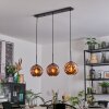 Ripoll Lampadario a sospensione, Lampada a sfera, Lampada a sospensione Ramato, 3-Luci