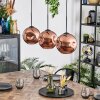 Ripoll Lampadario a sospensione, Lampada a sfera, Lampada a sospensione Ramato, 3-Luci