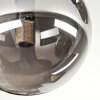 Chehalis Plafoniera, Lampada a sfera Grigio fumo, 3-Luci