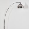Baloca Lampada da terra, Lampade ad arco Nichel opaco, Nero, 1-Luce