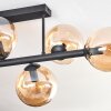 Gastor Plafoniera, Lampada a sfera Ambrato, 6-Luci