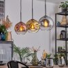 Ripoll Lampadario a sospensione, Lampada a sfera, Lampada a sospensione Oro, Chiaro, Ramato, Grigio fumo, 3-Luci