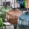 Koyoto Lampadario a sospensione, Lampada a sfera, Lampada a sospensione Blu, Verde, Ramato, 3-Luci