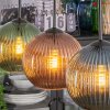 Koyoto Lampadario a sospensione, Lampada a sfera, Lampada a sospensione Blu, Verde, Ramato, 3-Luci