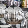 Ripoll Lampadario a sospensione, Lampada a sfera, Lampada a sospensione Grigio fumo, 3-Luci