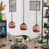 Ripoll Lampadario a sospensione, Lampada a sfera, Lampada a sospensione Ramato, 3-Luci