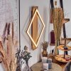 Cabanas Applique LED Aspetto del legno, Nero, 1-Luce