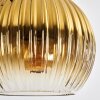 Koyoto Lampadario a sospensione, Lampada a sfera, Lampada a sospensione Oro, Chiaro, 3-Luci