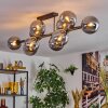 Gastor Plafoniera, Lampada a sfera Grigio fumo, 10-Luci