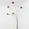 Nikkala Lampada da terra Cromo, Bianco, 5-Luci