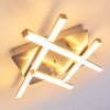 Eriz Plafoniera LED Nichel opaco, 4-Luci, Telecomando, Cambia colore
