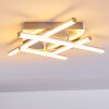 Eriz Plafoniera LED Nichel opaco, 4-Luci, Telecomando, Cambia colore