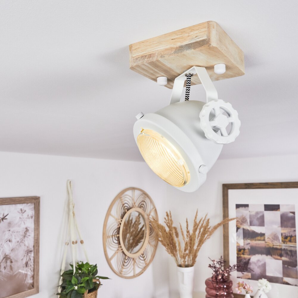 Herford Plafoniera Écru, Bianco, 1-Luce main product photo