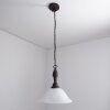 Reality Lampadario a sospensione Marrone, Ruggine, Bianco, 1-Luce
