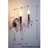 Illuminazione Reality LÜSTER Applique Trasparente, chiaro, 2-Luci