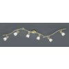 Trio LEVISTO Faretto da soffitto LED Ottone, 6-Luci