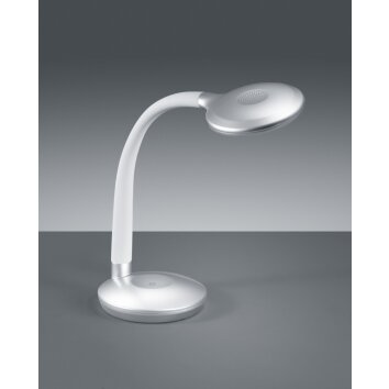 Reality COBRA Lampada da tavolo LED Titanio, 1-Luce