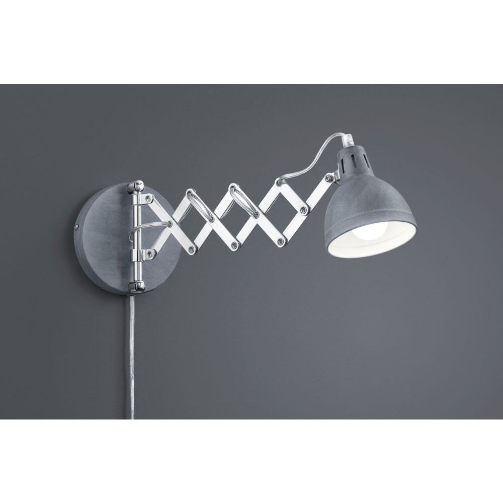 Reality SCISSOR Applique Grigio, 1-Luce main product photo