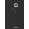 Illuminazione Trio Leuchten Quebec Lampada da pavimento, Lampada da terra LED Nichel opaco, 1-Luce