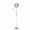 Illuminazione Trio Leuchten Quebec Lampada da pavimento, Lampada da terra LED Nichel opaco, 1-Luce