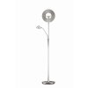 Illuminazione Trio Leuchten Quebec Lampada da pavimento, Lampada da terra LED Nichel opaco, 1-Luce