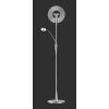 Illuminazione Trio Leuchten Quebec Lampada da pavimento, Lampada da terra LED Nichel opaco, 1-Luce
