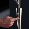 Illuminazione Trio Leuchten Quebec Lampada da pavimento, Lampada da terra LED Nichel opaco, 1-Luce