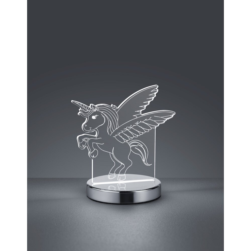 Illuminazione Reality Karo Lampada da tavolo LED Cromo, 1-Luce main product photo