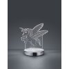 Illuminazione Reality Karo Lampada da tavolo LED Cromo, 1-Luce