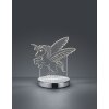 Illuminazione Reality Karo Lampada da tavolo LED Cromo, 1-Luce