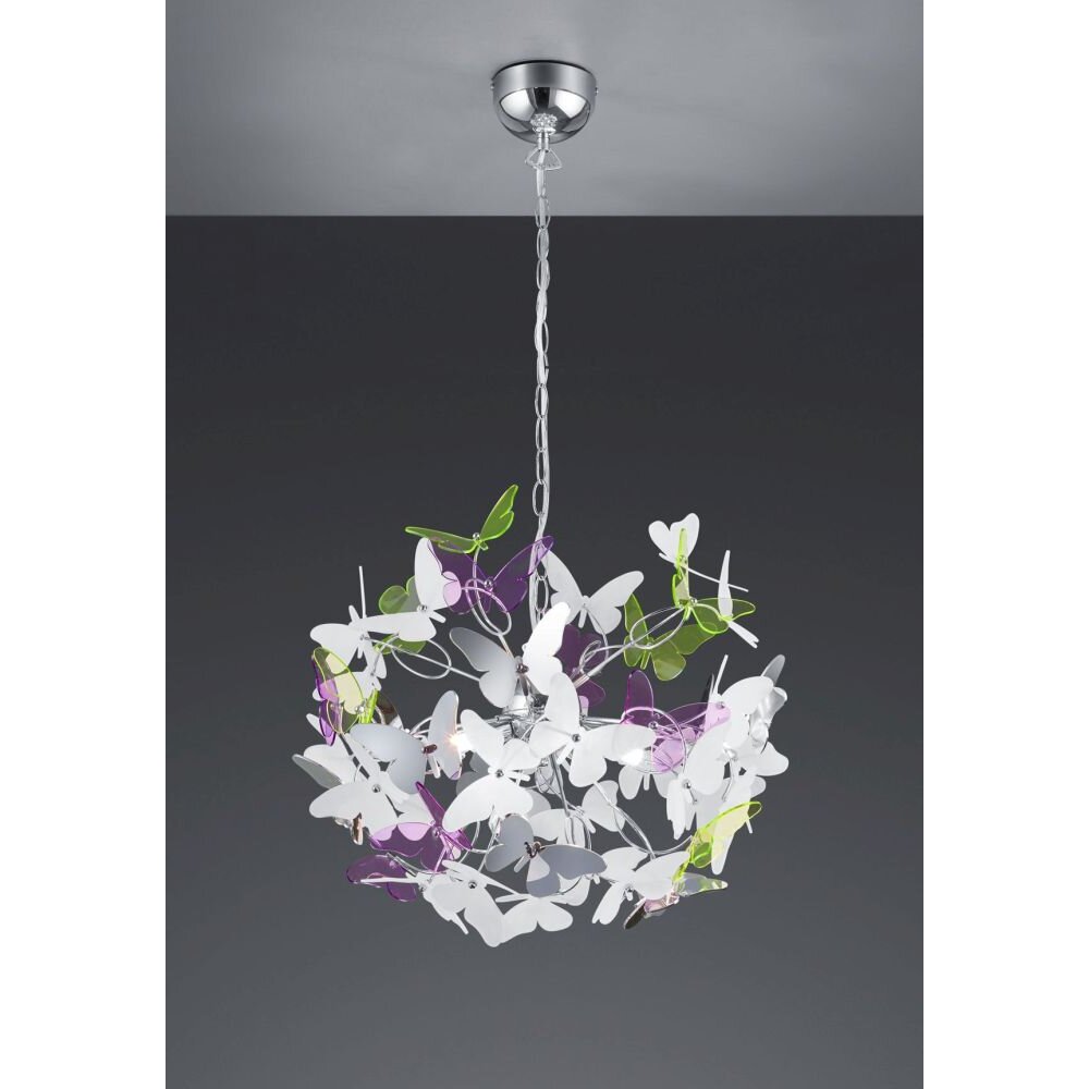 Reality BUTTERFLY Lampadario a sospensione Cromo, 4-Luci main product photo