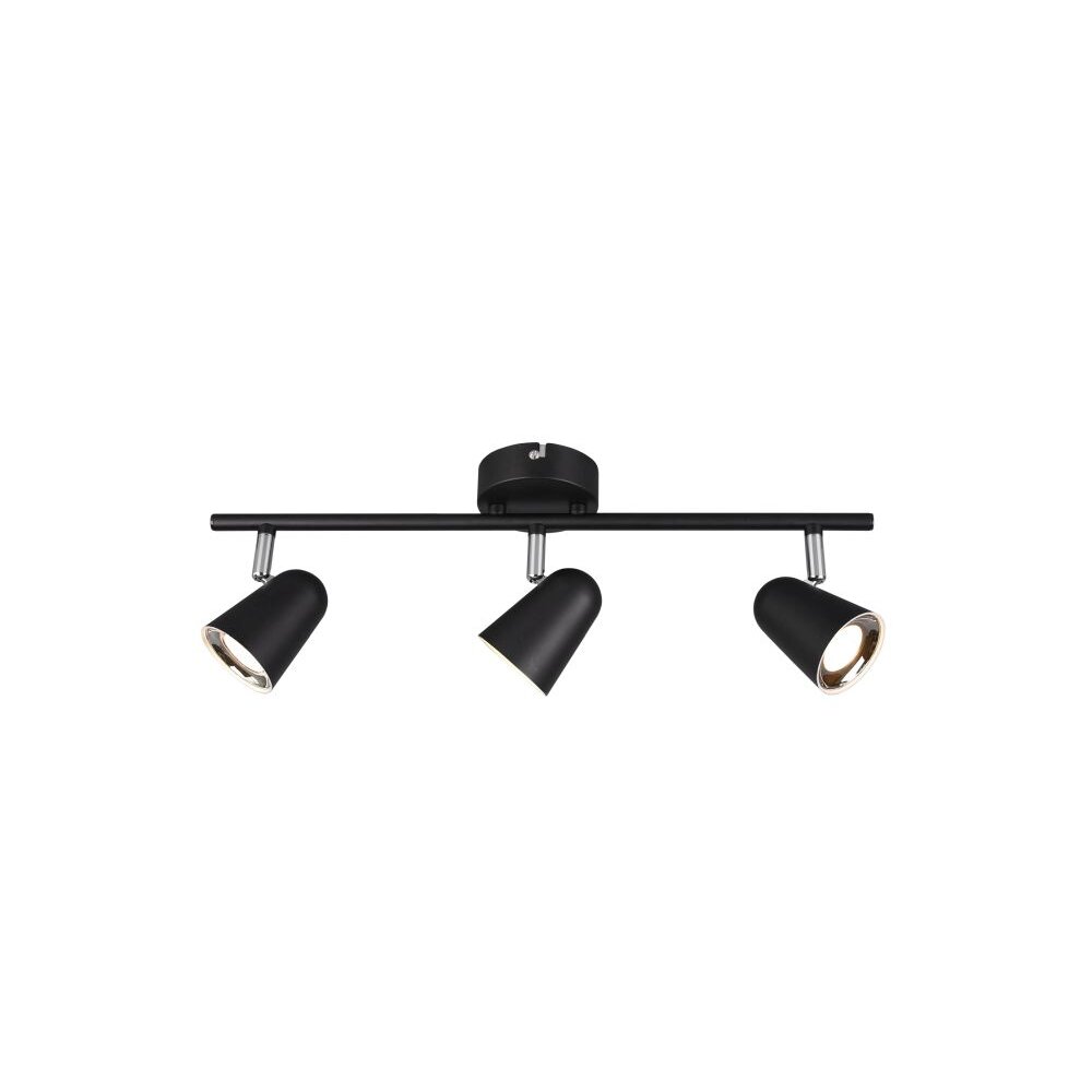 Faretto Reality TOULOUSE LED Nero, 3-Luci main product photo