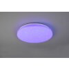 Reality Kira Plafoniera LED Bianco, 1-Luce, Telecomando, Cambia colore