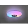 Reality Musica Plafoniera LED Bianco, 2-Luci, Telecomando, Cambia colore