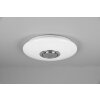 Reality Musica Plafoniera LED Bianco, 2-Luci, Telecomando, Cambia colore