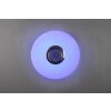 Reality Musica Plafoniera LED Bianco, 2-Luci, Telecomando, Cambia colore