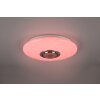 Reality Musica Plafoniera LED Bianco, 2-Luci, Telecomando, Cambia colore