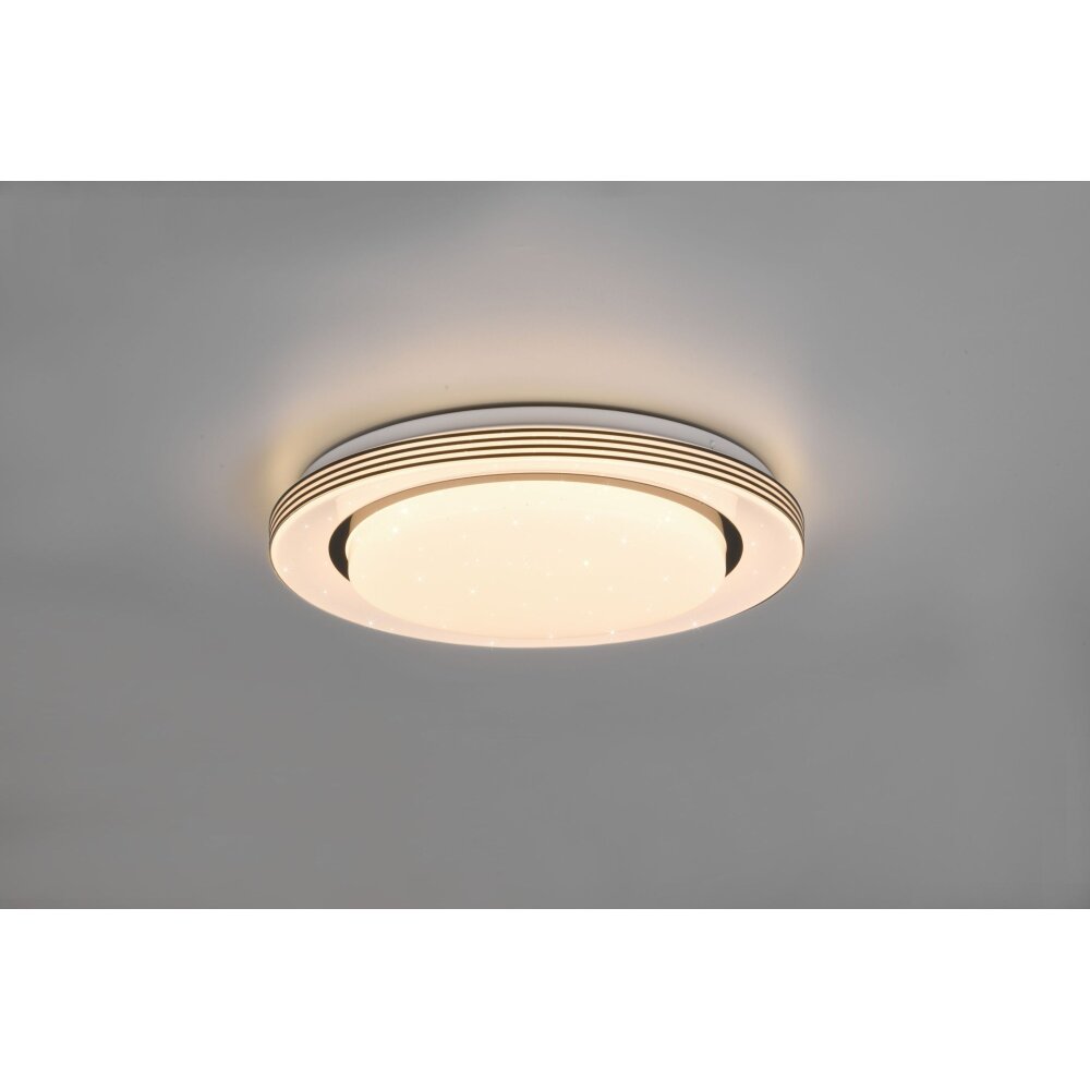 Reality Atria Plafoniera LED Nero, Bianco, 1-Luce, Telecomando main product photo