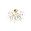 Reality Gloria Plafoniera Ottone, 1-Luce