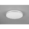 Reality Tiger Plafoniera LED Bianco, 1-Luce, Telecomando, Cambia colore