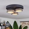 Huallilemu Plafoniera LED Nero, 3-Luci