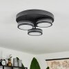Huallilemu Plafoniera LED Nero, 3-Luci