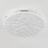 Savardeix Plafoniera LED Cromo, Bianco, 1-Luce, Telecomando, Cambia colore